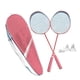 thumbnail image 2 of Juego de raquetas de Bádminton ANGGREK raquetas Ligeras Con volantes Para Adultos Y adolescentes, 2 of 7