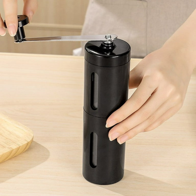 Portable Manual Coffee Grinder Stainless Steel Burr Hand Crank Grinder