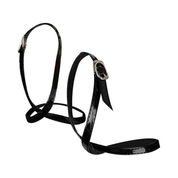 FOLOYORI 1 Pair High Heels Detachable Shoe Straps Pu Leather Adjustable Length For Women Dancing