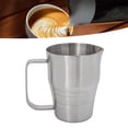 thumbnail image 4 of Milk Frother Pitcher, 24 Ounce Stainless Steel Steaming Pitcher Milk Steamer Cup For Espresso Cappuccino Latte Coffee Art, Silver, 4 of 8