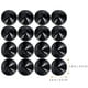 thumbnail image 2 of unbranded 40Ud Ventosas Negras Para Organización De Cortinas Y Sombrillas En Automóviles Con, 2 of 7