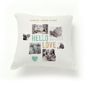Hello Love Personalized Baby Pillow, Multiple Sizes