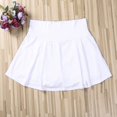 thumbnail image 3 of Women‘s Pure Color Elastic High Waist Plain Exercising Skirt, 3 of 7