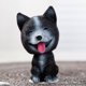 thumbnail image 2 of Coche que sacude la cabeza Adornos para perros Bobblehead Perro que asiente con la cabeza Juguetes para cachorros Tablero del automóvil Decoración Juguete Wobble Sacudir la cabeza Muñecas Coche Hogar JAMW Sencillez, 2 of 2