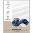 thumbnail image 2 of Navy Blue Marble Chair Seat Covers for Dining Room Stretch Chair Seat Covers Set of 4, Abstract Modern Golden Geometric Chair Seat Protector Cushion Slipcovers for Kitchen Restaurant Office, 2 of 6