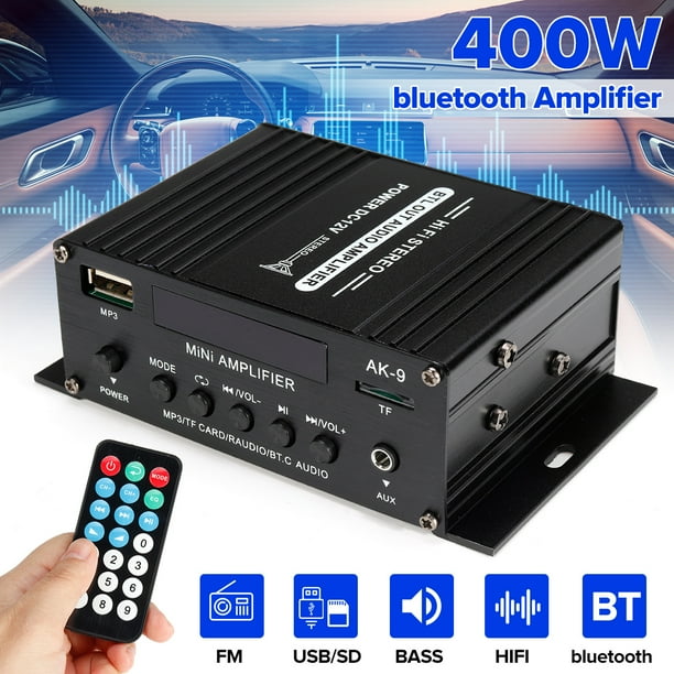 400W Home/Car Wireless HIFI Digital Bluetooth Stereo Car Amplifier