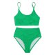 thumbnail image 4 of Augper Women's Split Solid Bikini Two-piece Swimsuit, 4 of 5