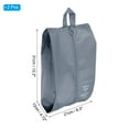 thumbnail image 2 of Uxcell Waterproof Shoes Bags, Travel Storage Bag Shoes Organizer with Zipper, 2 Pack Gray, 2 of 6