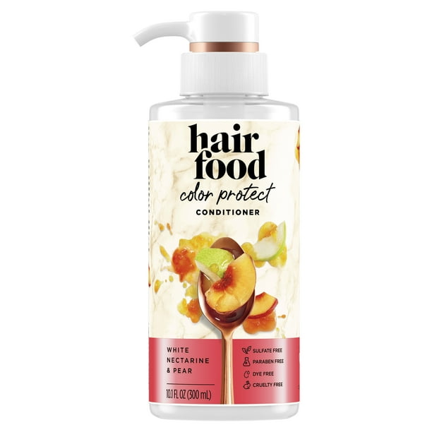 Hair Food Color Protect Conditioner, White Nectarine and Pear, 10.1 fl