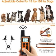 Dog Training Collar with Beep, Vibration and Shock Training Modes, Remote Control Waterproof Rechargeable