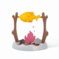 thumbnail image 2 of Interactive Cat Slow Feeder, Bonfire Style Treat Dispenser, Adjustable Dry Food Puzzle Toy, Enrichment For Indoor Cats & Puppies, 2 of 7