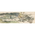 thumbnail image 2 of Jan Hoynck van Papendrecht 24x11 Black Ornate Framed Double Matted Museum Art Print Titled: Duin Landscape (1893), 2 of 5
