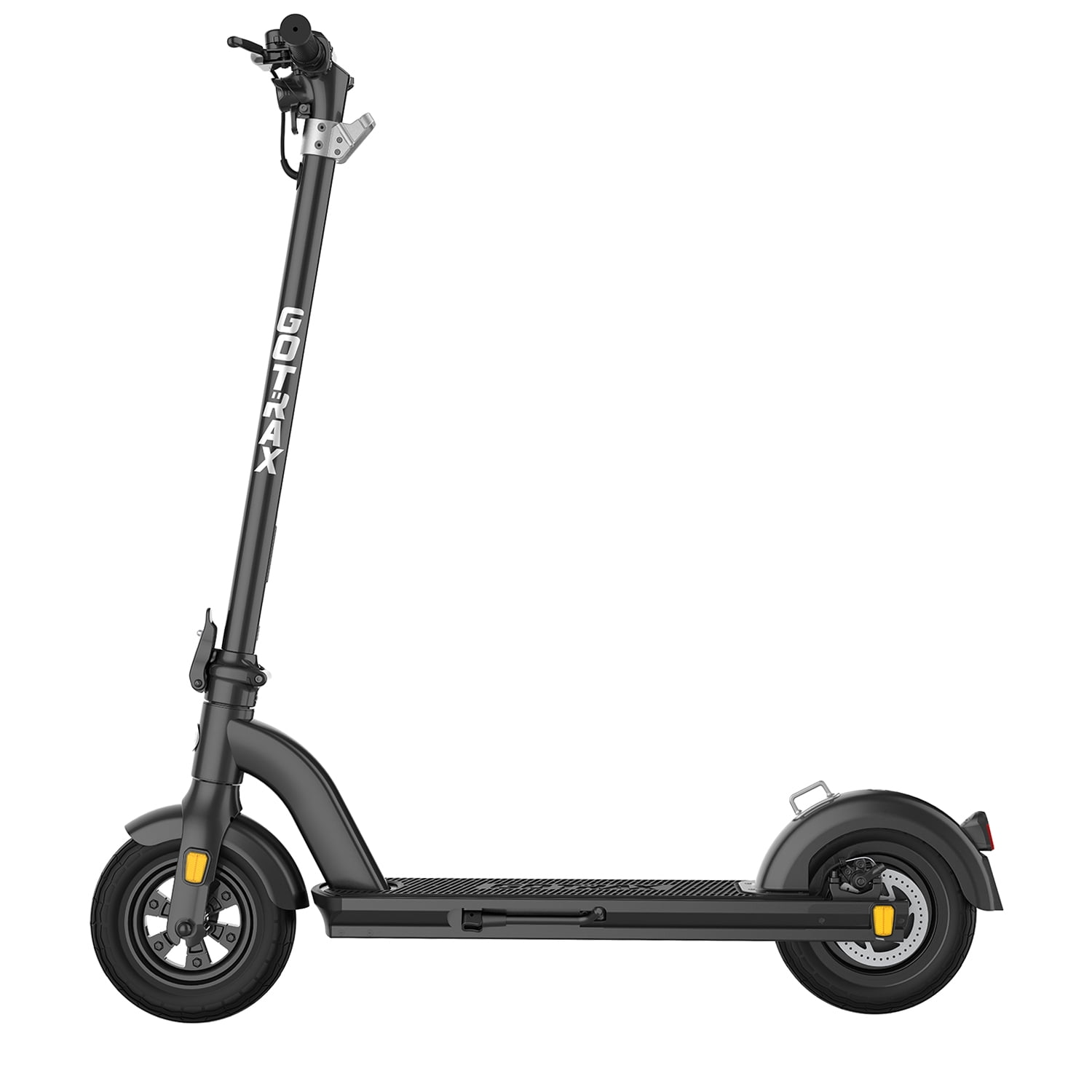 GOTRAX Tour XP Adult Electric with 10" Pneumatic Tires, 20 mph&15.5 mile Range, 350W, 220lbs Max Load,One-Touch Fold & Lock, Black