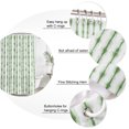 thumbnail image 3 of Green Stripes Bathroom Shower Curtains with 12 Hooks Polyester Waterproof Shower Curtain for Stalls and Bathtubs Farmhouse Modern Abstract Art Decorative Bathroom Privacy Curtain 36x78 Inches, 3 of 9