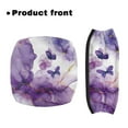 thumbnail image 2 of Jiueut Marble Print Rollator Seat Cushion Back Bar Cover Set for Seniors Set of 2 Universal Rollator Walker Seat and Backrest Covers for Women Rollator Seat Cover Butterfly, 2 of 7