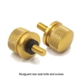 thumbnail image 4 of Transemion 2pcs Aluminum Alloy Knurled Fender Rear Seat Bolts Screw Decorative Cover Screw Rear Passenger Seat Tab Universal Screw 1Set, 4 of 6