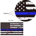 thumbnail image 4 of Reflective Blue Line US Flag Decal Stickers for Cars & Trucks, 4 of 6
