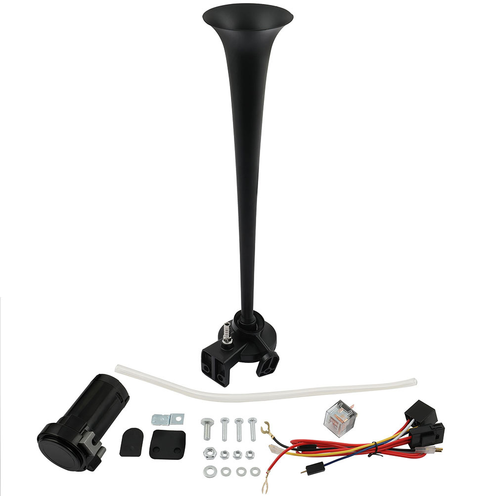 AUTOMUTO Air Horn, 12V 150dB Super Loud Single Trumpet Electric Train