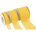 thumbnail image 2 of Joycrosso Burlap Wired Edge Ribbon 2 inch x 10 Yards, Yellow, Ideal for Crafting, Gift Wrapping, Wreath, Christmas Tree, and Rustic Wedding Decorations, 2 of 4