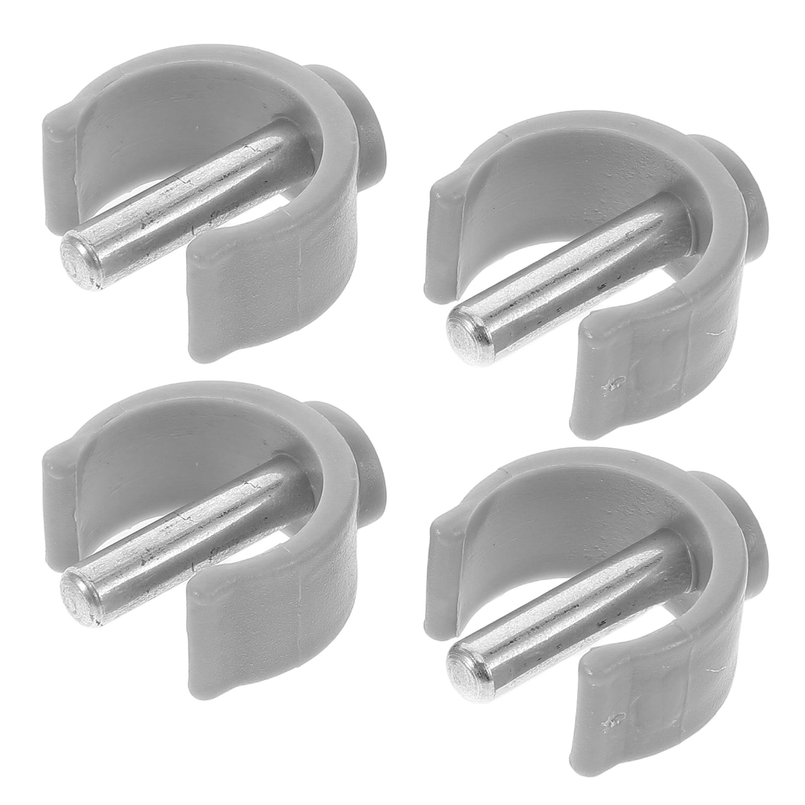 4 Pcs C Shape Latch Clamp Adjustable Canes and Folding Walking Sticks Secure Buckle Handle Clips for Walker and Crutch Accessories