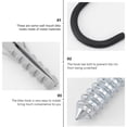 thumbnail image 2 of ELAYARD 6-Pack Heavy Duty Iron Garage Bike Hooks for Hanging and Tools, Storage Hooks, 2 of 8