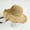 Khaki, variant on Beige Women's Bucket Hats Straw Hat Straw Bucket Hats for Women, Packable Sun Hat Womens with Chin Strap, UPF 50+ Summer Protection M