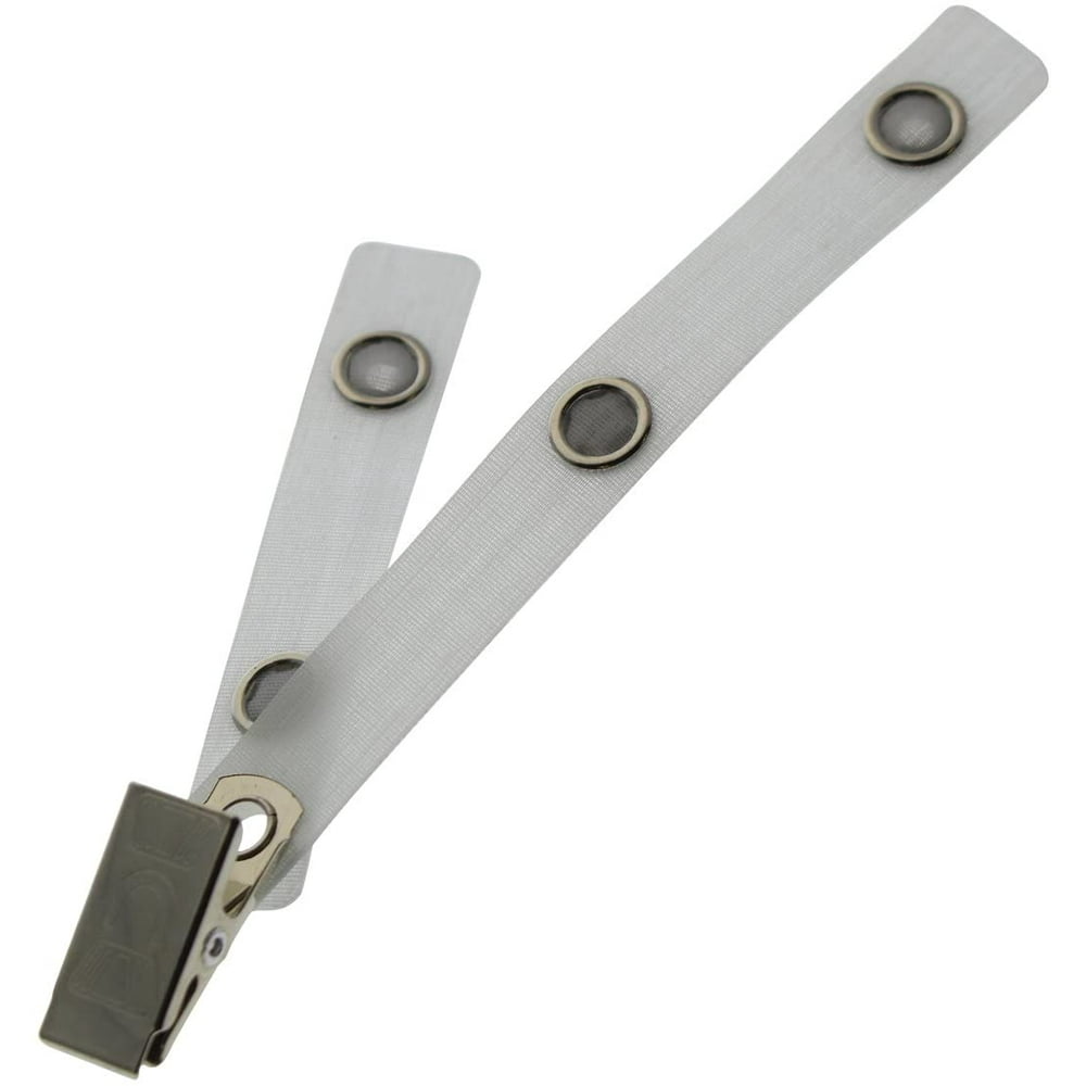 ID Badge Clip with Two Straps Perfect for Badge Buddies Holds Two