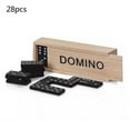 thumbnail image 1 of 28KIDS WOODEN BOX DOMINOES SET TOY TRADITIONAL CHILDREN FUN KIDS H5P3 K, 1 of 6