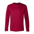 thumbnail image 1 of Camiseta de manga larga Hanes Cool DRI'Performance para hombre color rojo oscuro grande 482L, 1 of 1