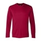 thumbnail image 1 of Camiseta de manga larga Hanes Cool DRI'Performance para hombre color rojo oscuro grande 482L, 1 of 1