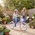 thumbnail image 4 of Gymax 20'' Girls Bike w/Removable Basket Streamers Hand Brake & Coaster Brake Saddle Purple, 4 of 10