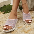 thumbnail image 4 of Willtoo Women's Orthopedic Sandals Wide Width Wedge Casual Summer Sandals Flats Comfortable Orthopedic Slipper, 4 of 5