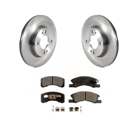 Transit Auto Front Disc Brake Rotors and Ceramic Pads Kit for Car 2017-2022 Mitsubishi Mirage G4 K8T-103065