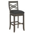 thumbnail image 1 of American Heritage Mason 30" Leather Bar Stool in Glacier, 1 of 7