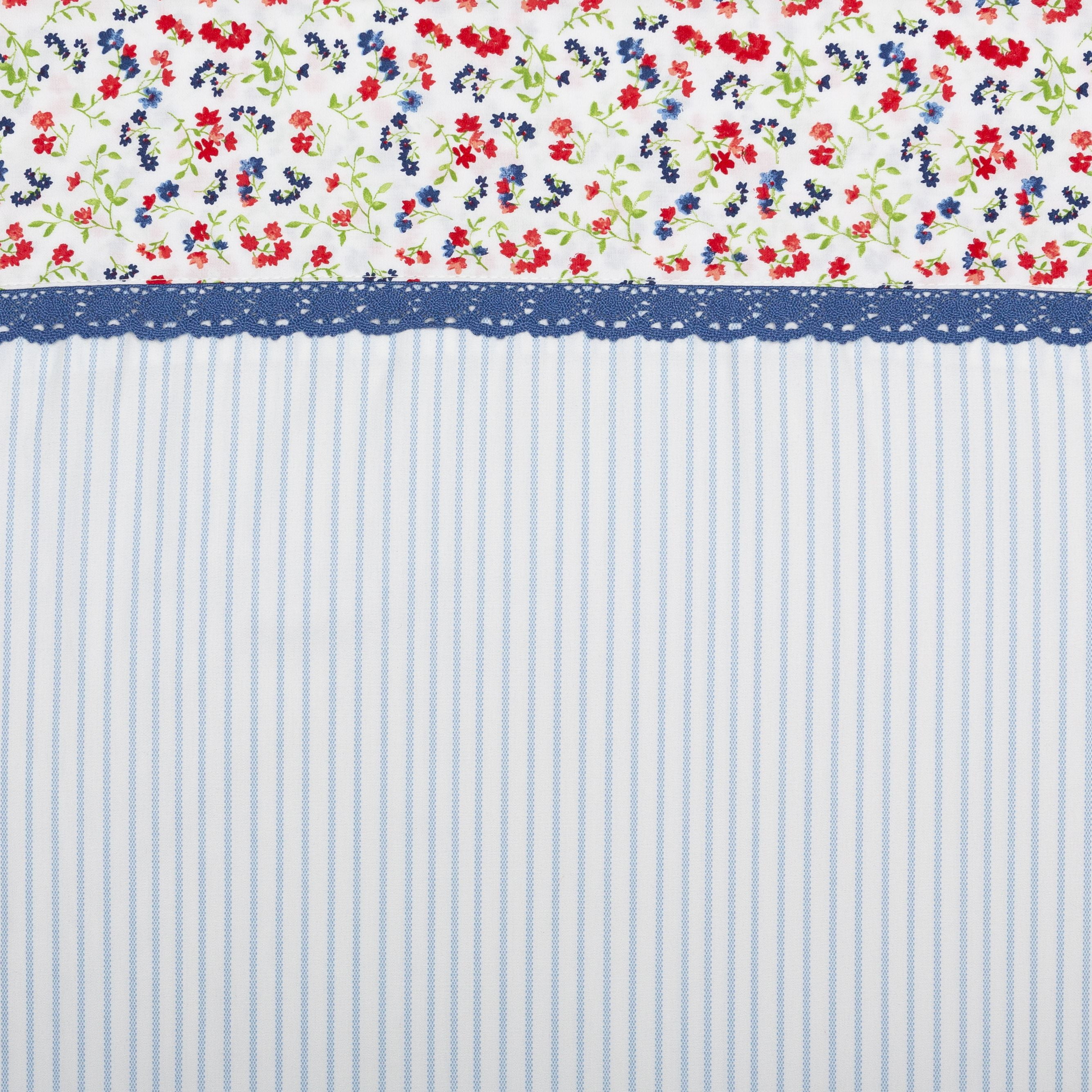 The Pioneer Woman 4-Piece 300 Thread Count Multi-color Printed Cotton Bed Sheet Set, King
