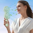 thumbnail image 4 of Handheld Portable Mini Fan | Foldable Double-Headed Design | Fast USB Charging Large Capacity Battery | Quiet Silent Operation | Compact Lightweight Travel Pocket Fan, 4 of 6