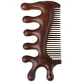 thumbnail image 1 of Peine para masaje del cuero cabelludo, peine de madera, peine de dientes anchos, peine de madera multifunción, masajeador del cuero cabelludo, 1 of 8