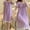 Purple, variant on Rigardu Women's Cotton Nightgown Sleepwear Short Sleeves Nightshirt Women Sleep Dress Ladies Gowns Sleepwear Nightgowns for Women Soft Cotton White Xl