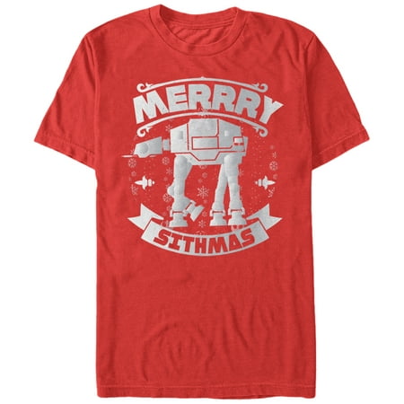 Star Wars Men's Christmas Sithmas AT-AT T-Shirt