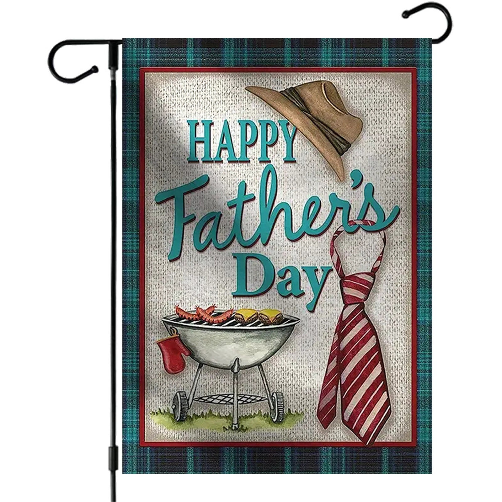 Happy Father's Day Gartenflagge – Vertikal, 71,1 X 101,6 Cm, Wetterfest | Für Draußen
