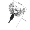 thumbnail image 2 of unbranded Estaca Decorativa Para Cementerio En Acrílico Negro Ideal Para Exteriores Y Jardín, 2 of 7