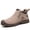 Brown, variant on AUXDIQ Work Shoes Men Women Breathable Steel Toe Cap Industrial Trainers Lightweight Construction Sneakers Sport Shoes