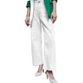 thumbnail image 4 of High Waist Casual Women Ankle Jeans Straight Leg Denim Pants, 4 of 7