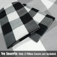 thumbnail image 3 of Fundas Decorativas para Cojines CARRIE HOME 46x46 cm a Cuadros Negros - Juego, 3 of 7