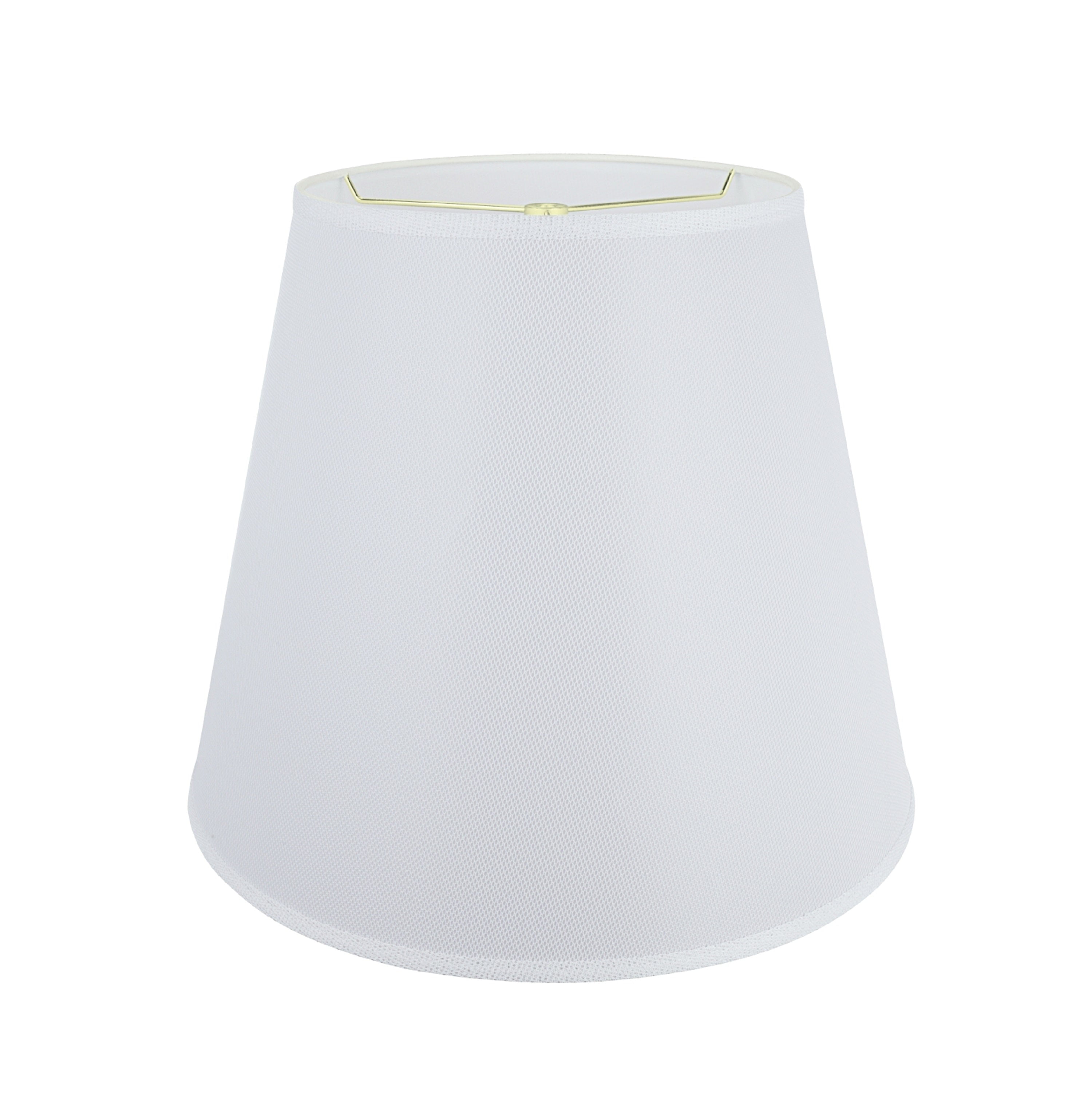 Aspen Creative 32802 Transitional Hardback Empire Shape Spider Construction Lamp Shade in White, 18" wide (11" x 18" x 15")