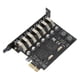 thumbnail image 4 of Tarjeta de expansión Pcie, tarjeta de expansión USB3.0 Tarjeta de expansión PCIE US Tarjeta de expansión PC Eto US Máxima comodidad, 4 of 9