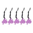thumbnail image 4 of 5 collares para masticar de silicona de grado alimenticio, colgante para masticar para niños pequeños, color morado mediano, 4 of 14