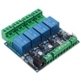 thumbnail image 1 of Opto Isolation Relay Board, 4 Channel Relay Module Easy Connection Fault Tolerant Durable  For PLC Controller, 1 of 8