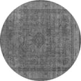 thumbnail image 1 of Ahgly Company Indoor Round Oriental Gray Industrial Area Rugs, 7' Round, 1 of 4