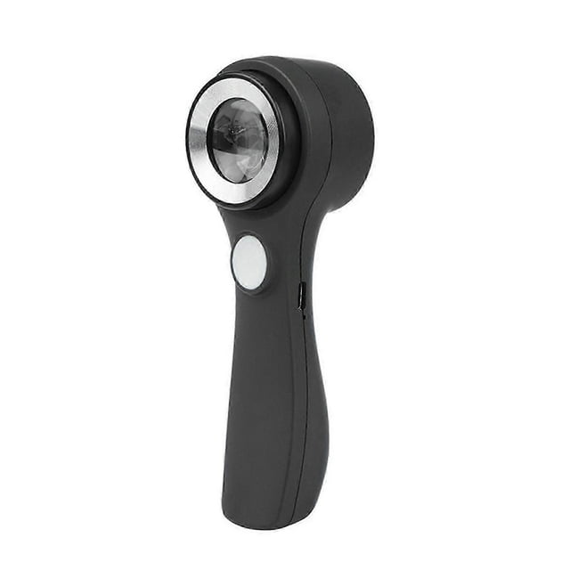 Magnifying Glass 60X Eye Loupe Magnifying Lens Magnifier Multifunction USB Rechargeable Magnifier Silver